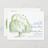 ウィローツリーウェディング日付発表を保存 セーブザデート (正面/裏面)