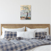 ウィローツリーバイザレイク（スイスの風景） キャンバスプリント (インサイチュ (寝室))