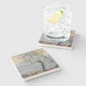 ウィローツリーバイザレイク（スイスの風景） ストーンコースター (横)