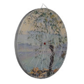 ウィローツリーバイザレイク（スイスの風景） ダーツボード (正面左)