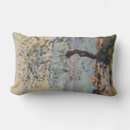 ウィローツリーバイザレイク（スイスの風景） ランバークッション