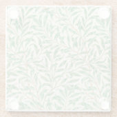 ウィローバウWilliam Morrisパターン ガラスコースター (裏面)