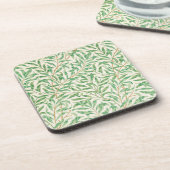 ウィローバウWilliam Morrisパターン コースター (左側)