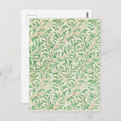 ウィローバウWilliam Morrisパターン ポストカード (正面/裏面)