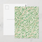 ウィローバウWilliam Morrisパターン ポストカード (正面/裏面)