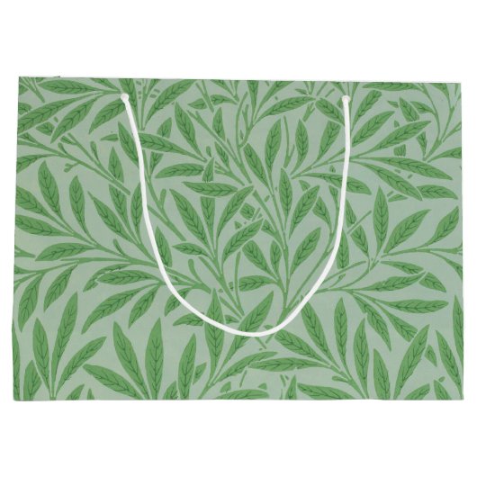 ウィローパターンウィリアムモリス大抱き枕 ラージペーパーバッグ (裏面)