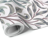 ウィローパターンウィリアム・モリス包装紙 ラッピングペーパー (ロールコーナー)