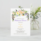 ウィローフローラ結婚のリハーサルディナー招待状 招待状 (スタンド正面)