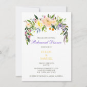 ウィローフローラ結婚のリハーサルディナー招待状 招待状 (正面)