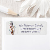 ウィローリース差出人住所ラベル ラベル (インサイチュ)