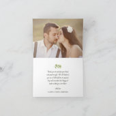 ウィロー結婚ズ・サンキュー・ノート サンキューカード (内部)