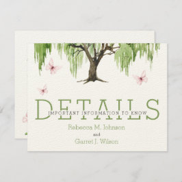 ウィロー詳細/エンクロージャカード 招待状