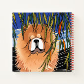 ウィロー風 – Chow – スパイラルノートブック – 懸命またはソフト ノートブック (裏面)