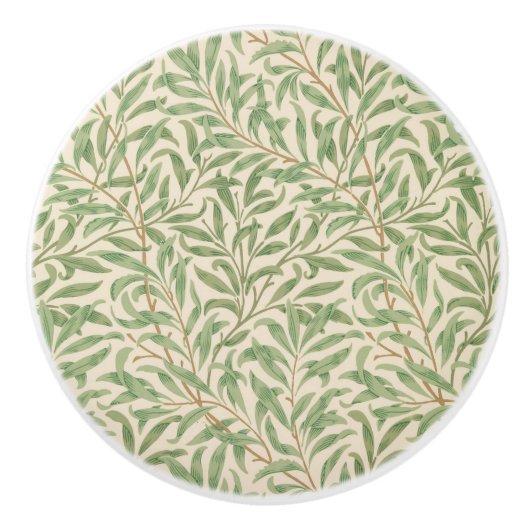 ウィロー・バウ（ウィリアム・モリス著） セラミックノブ (正面)