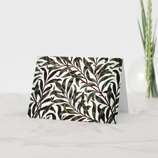 ウィロー・バウ・ウィリアム・モリス カード (正面)