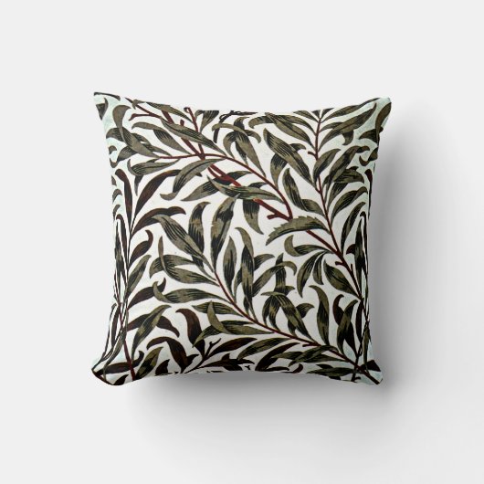 ウィロー・バウ・ウィリアム・モリス・パターン クッション (正面)