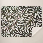 ウィロー・バウ・ウィリアム・モリス・パターン シェルパブランケット (正面(横))