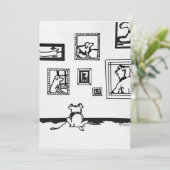 ウィロ最高のフ・キャデザーズによるドッグ・ラインスケッチ サンキューカード (スタンド正面)