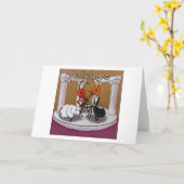 ウィンアンツエロペリックロンドンおもしろい漫画 カード (黄色い花)