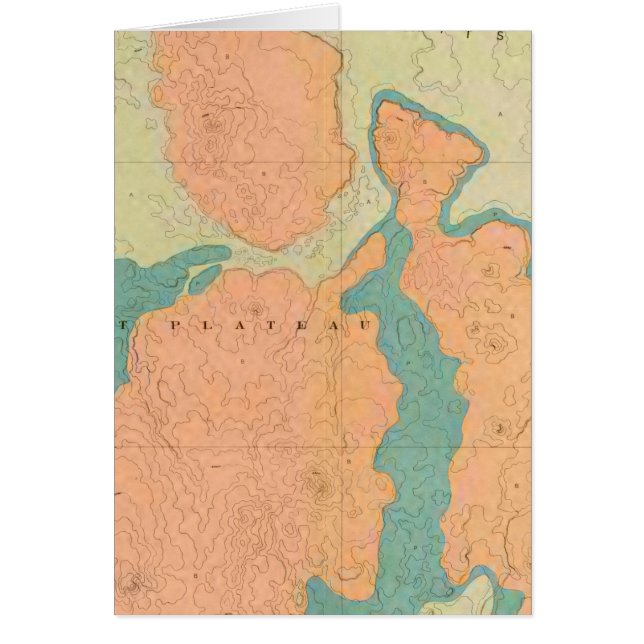 ウィンカレット高原の地図 (正面)
