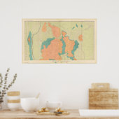 ウィンカレット高原の地図 ポスター (キッチン)