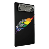 ウィンガイディウムレズビオサおもしろい- LGBTQ+魔法パン ミニクリップボード (アングル)