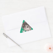 ウィンキングアニメガイオリジナルスケッチ 三角形シール (封筒)