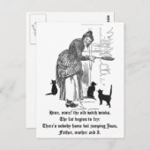 ウィンキングウィッチ子供部屋ライム ポストカード (正面/裏面)