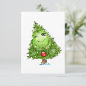 ウィンキングクリスマスツリー招待状 招待状 (スタンド正面)