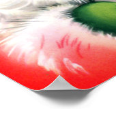 ウィンキングサンタクリスマスリスト ポスター (角)