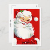 ウィンキングサンタ シーズンポストカード (正面/裏面)