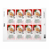 ウィンキングサンタ ラベル (フルシート)