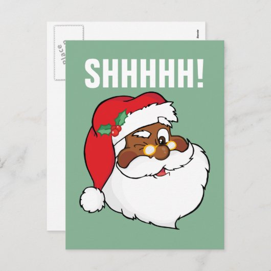 ウィンキングブラックサン保タのクリスマスの秘密 シーズンポストカード (正面/裏面)