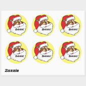 ウィンキングブラックサン保タのクリスマスの秘密 ラウンドシール (シート)