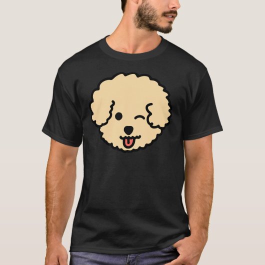 ウィンキングプードル Tシャツ (正面)