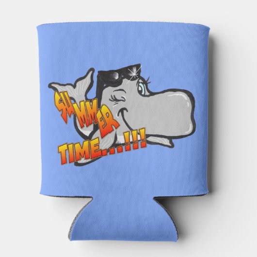 ウィンキングホエールカートゥーンクーラーボックス 缶クーラー (裏面)