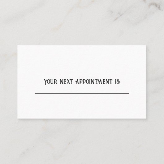 ウィンキングレッドヘッド美容師名刺 名刺 (裏面)