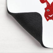 ウィンキングレッドロブスターテールビター マウスパッド (コーナー)