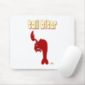 ウィンキングレッドロブスターテールビター マウスパッド (マウス)