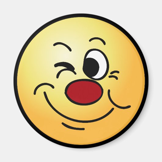 ウィンキング顔グンピー マグネット (正面)