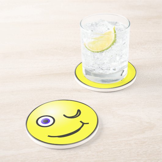 ウィンキング顔コースター コースター (側面)