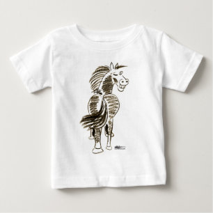 ウィンキング馬の幸運! ベビーTシャツ