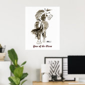 ウィンキング馬の幸運！ ポスター (ホームオフィス)