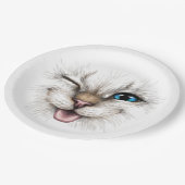 ウィンキング・キャット ペーパープレート (アングル)