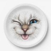 ウィンキング・キャット ペーパープレート (正面)