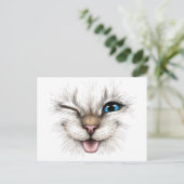 ウィンキング・キャット ポストカード (スタンド正面)