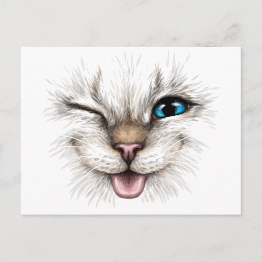 ウィンキング・キャット ポストカード (正面)