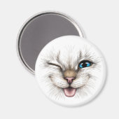ウィンキング・キャット マグネット (正面/裏面)