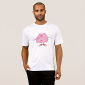 ウィンクするカートゥーン脳キャラのサムズアップ Tシャツ (正面フル)