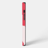 ウィンクする女性、肯定の思考 iPhoneケース (左側面)